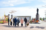 Возложение цветов к мемориалу в г.Лебедянь в День Победы