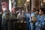 Праздничное богослужение в день Благовещения в Ново-Казанском соборе Лебедяни