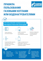 Правила пользования газовыми котлами или водонагревателями